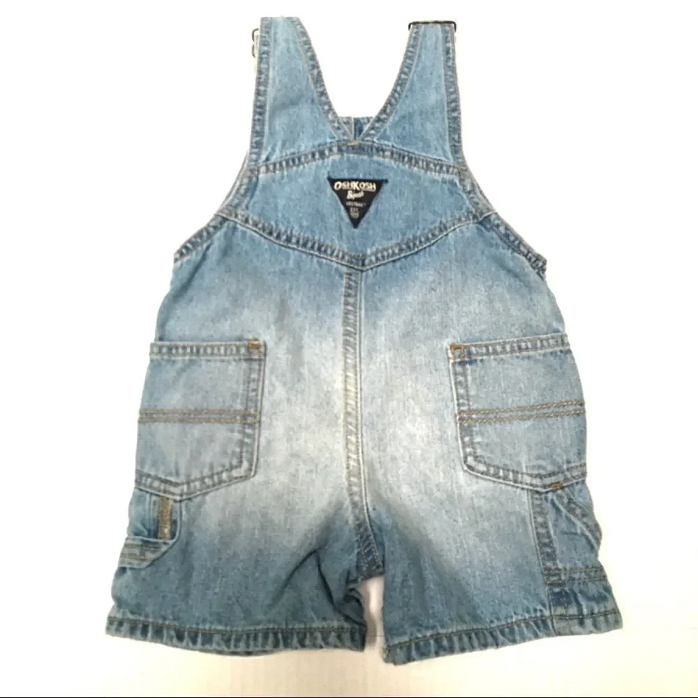 OshKosh B’Gosh denim jean overalls 12 M‎